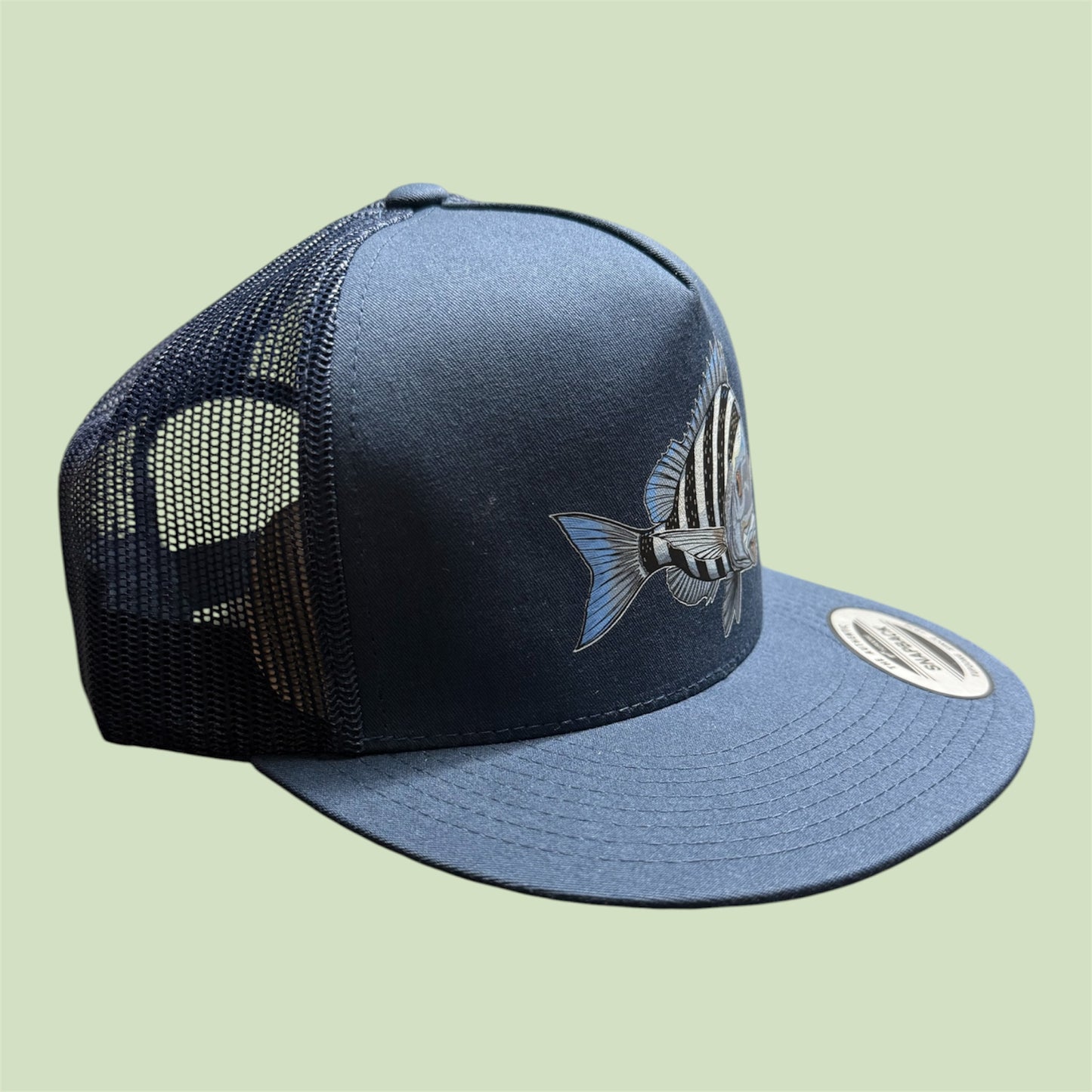 Sheepshead Flatbill trucker hat