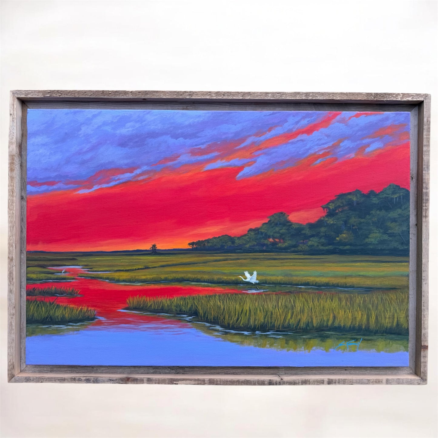 Burnsy Marsh Original Acrylic painting