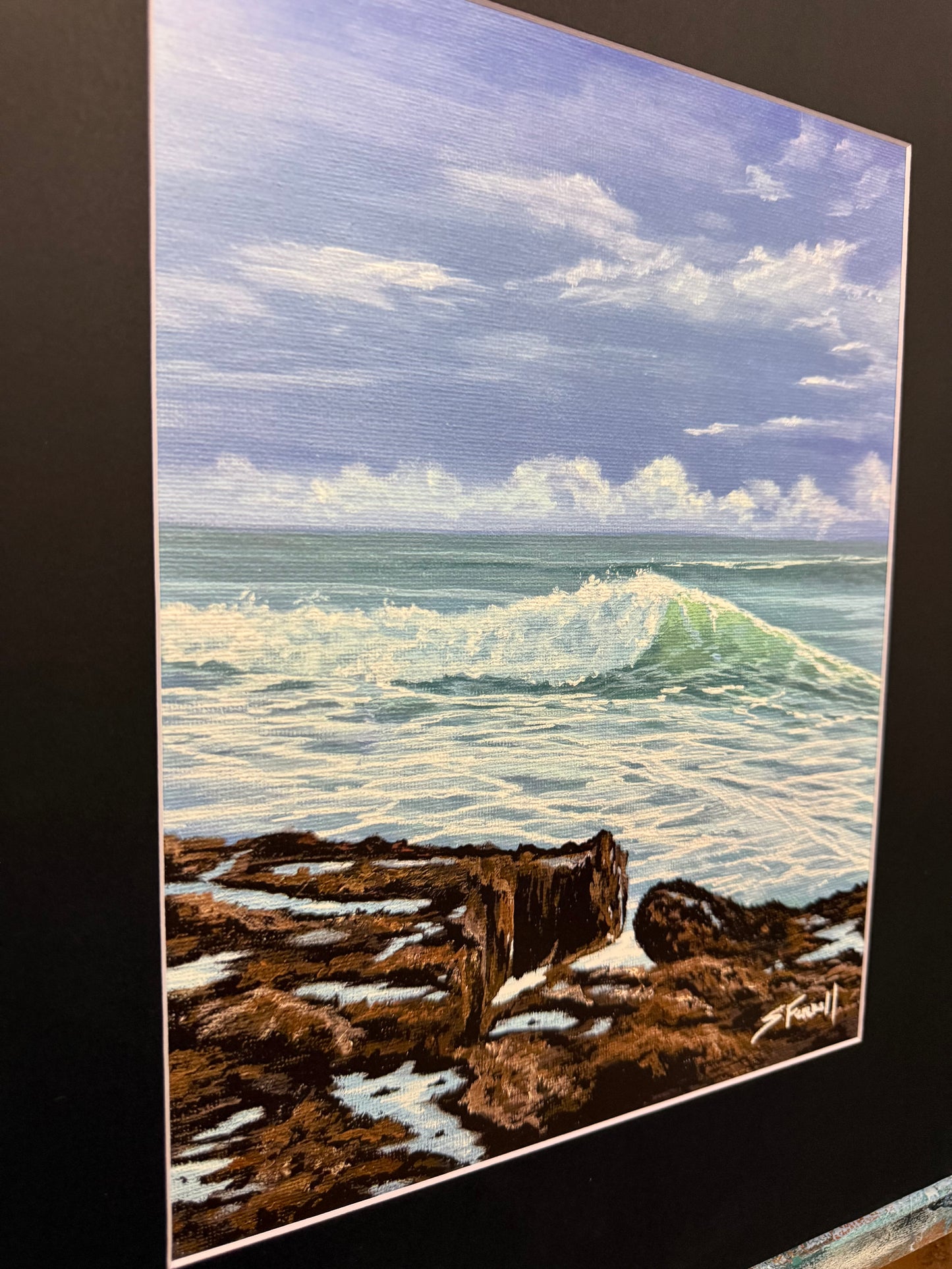Stuart Rocks painting 16” X 20” Giclee Print