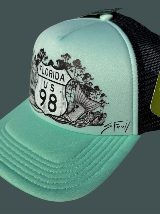 Fancy Foamy Hwy 98 Trucker