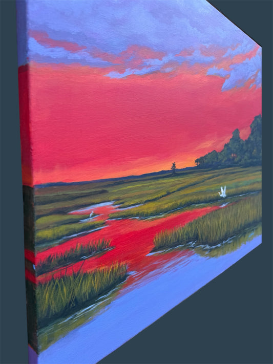 Burnsy Marsh Original Acrylic painting