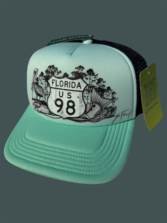 Fancy Foamy Hwy 98 Trucker