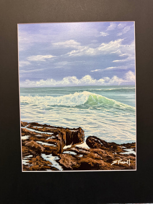 Stuart Rocks painting 16” X 20” Giclee Print