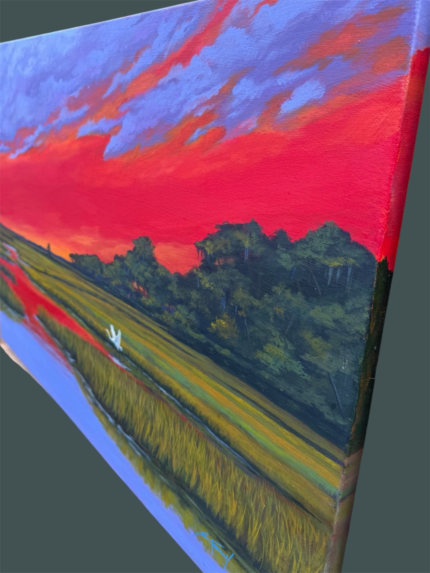 Burnsy Marsh Original Acrylic painting