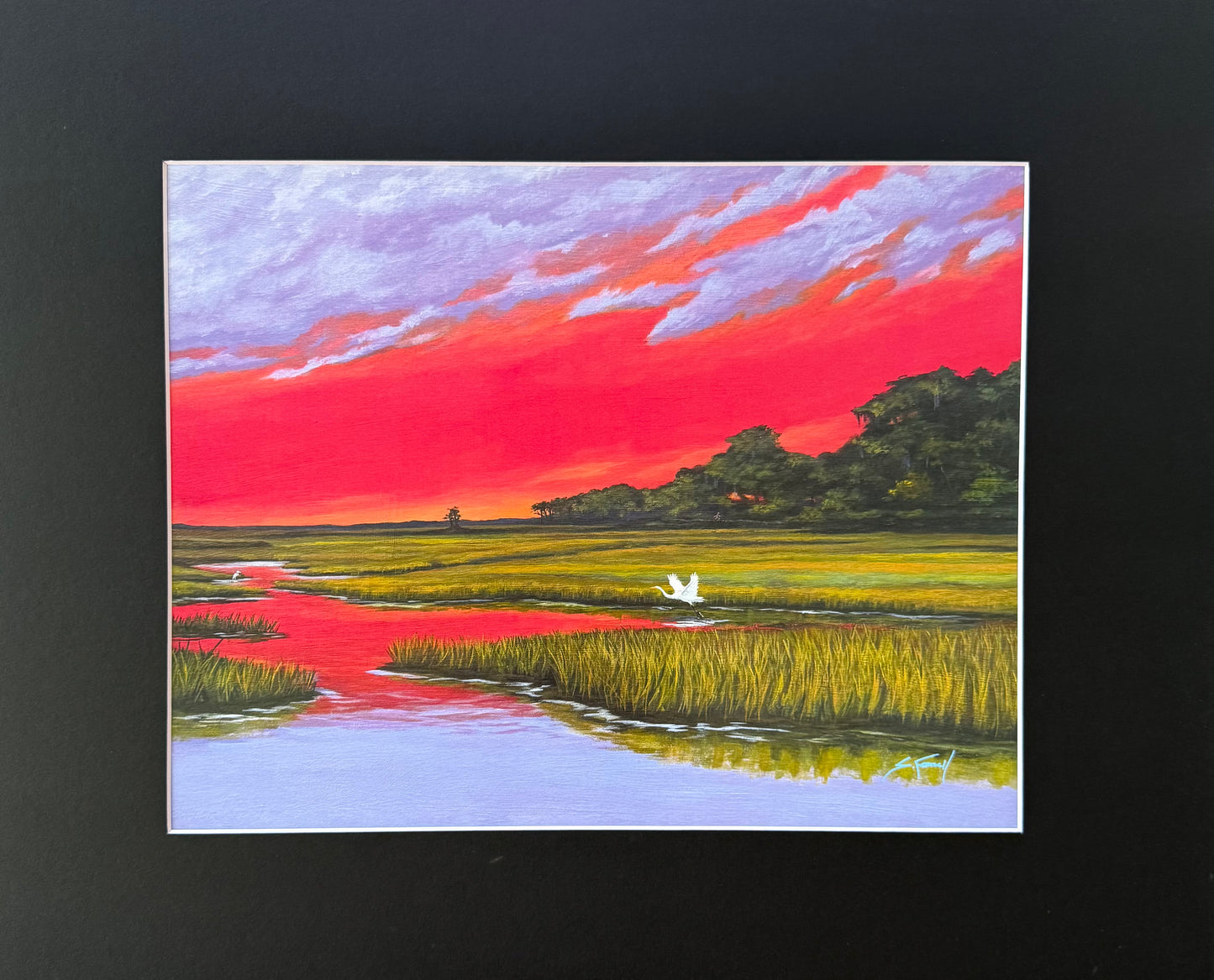 Burns Marsh Sunset