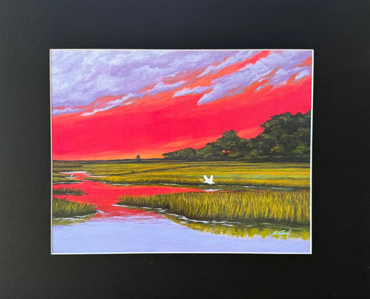 Burns Marsh Sunset