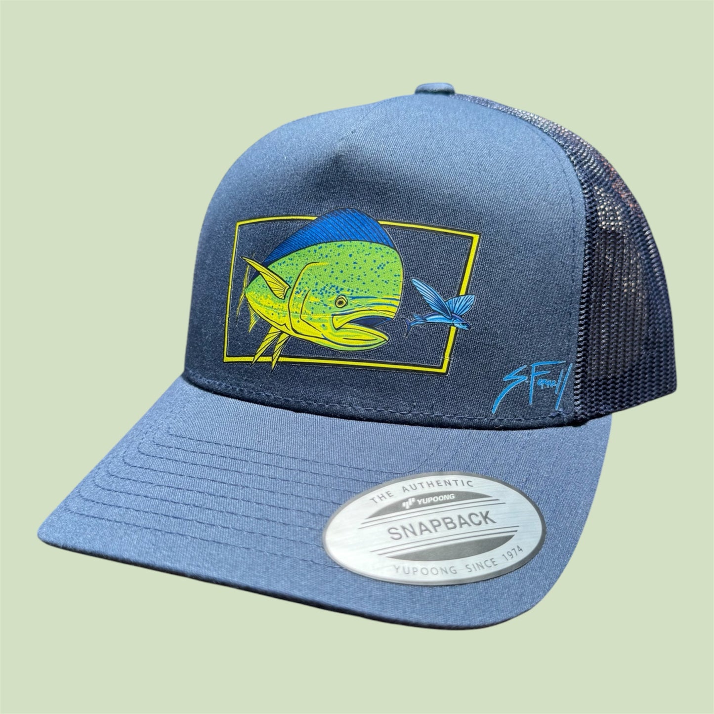 Dolphin Fish Trucker Hat