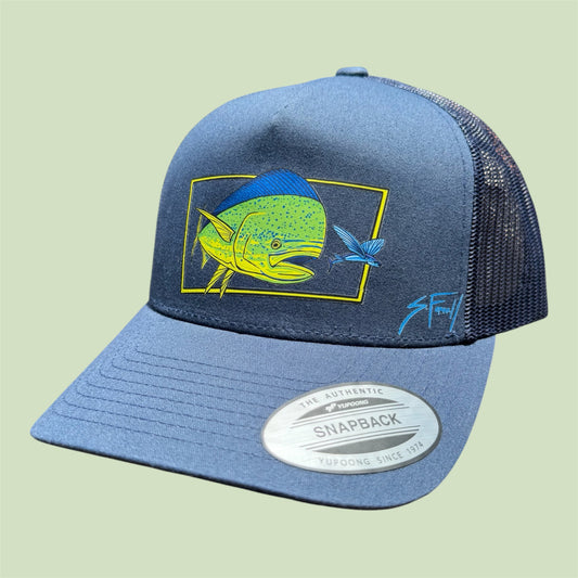 Dolphin Fish Trucker Hat